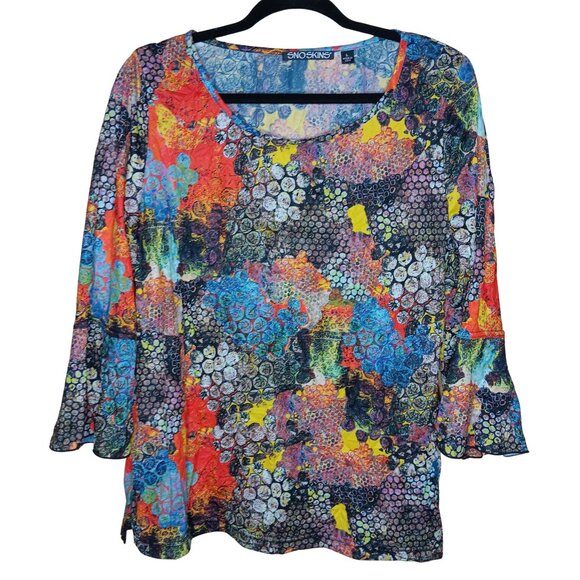 Snoskins Crinkle Ballet Blouse in Beebop Large - Picture 2 of 8